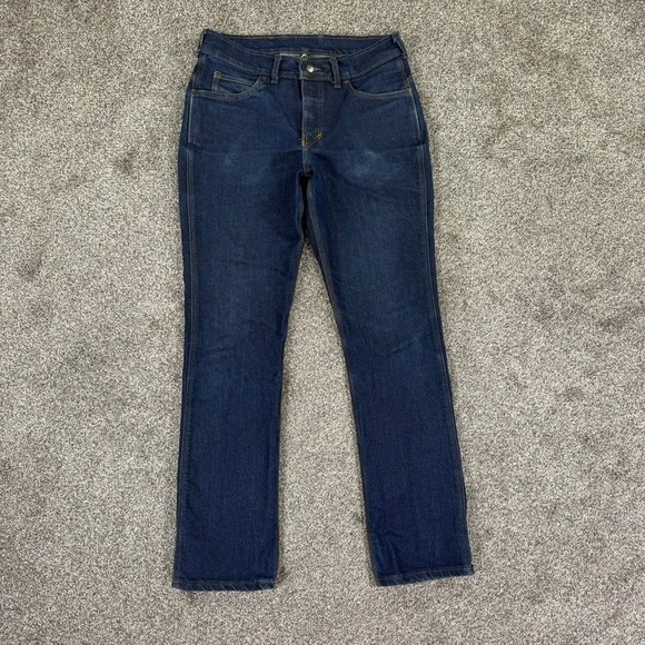 Origin USA Other - Origin USA Maine Made Dark Wash Straight Leg Fit Indigo Wash Denim Jeans Mens 34